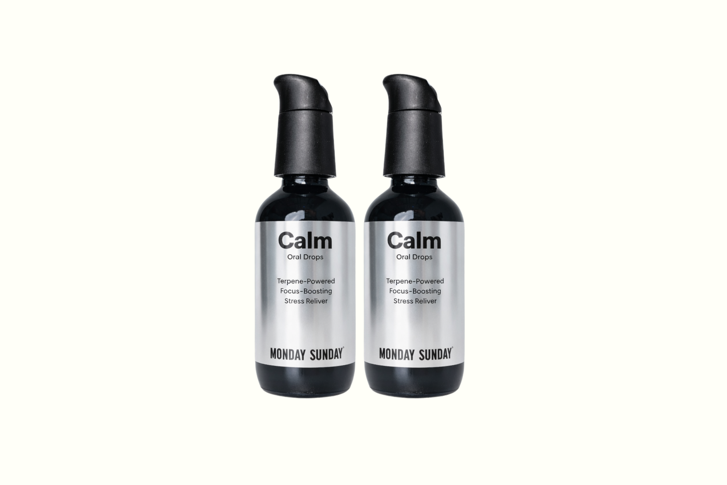MONDAYSUNDAY Calm Oral Drops, a terpene-powered botanical supplement to support calm and stress balance