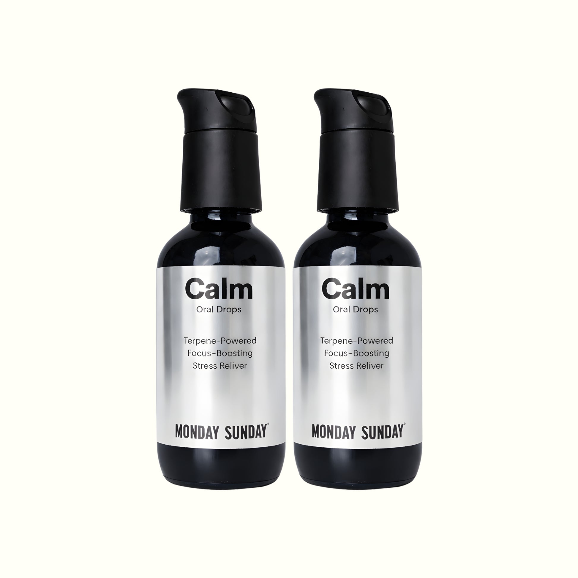 MONDAYSUNDAY Calm Oral Drops — herbal drops to support everyday calm and stress management.