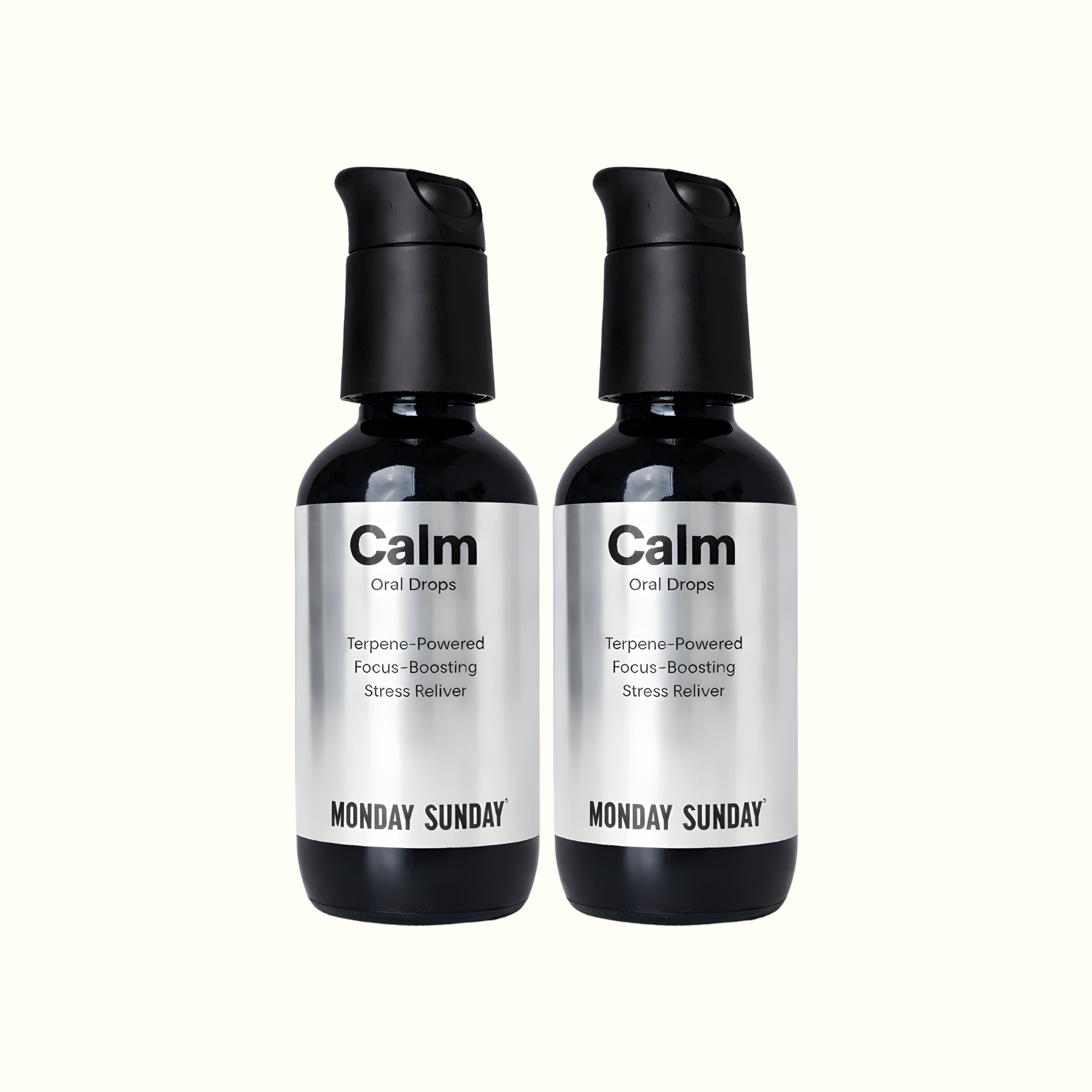 MONDAYSUNDAY Calm Oral Drops — herbal drops to support everyday calm and stress management.