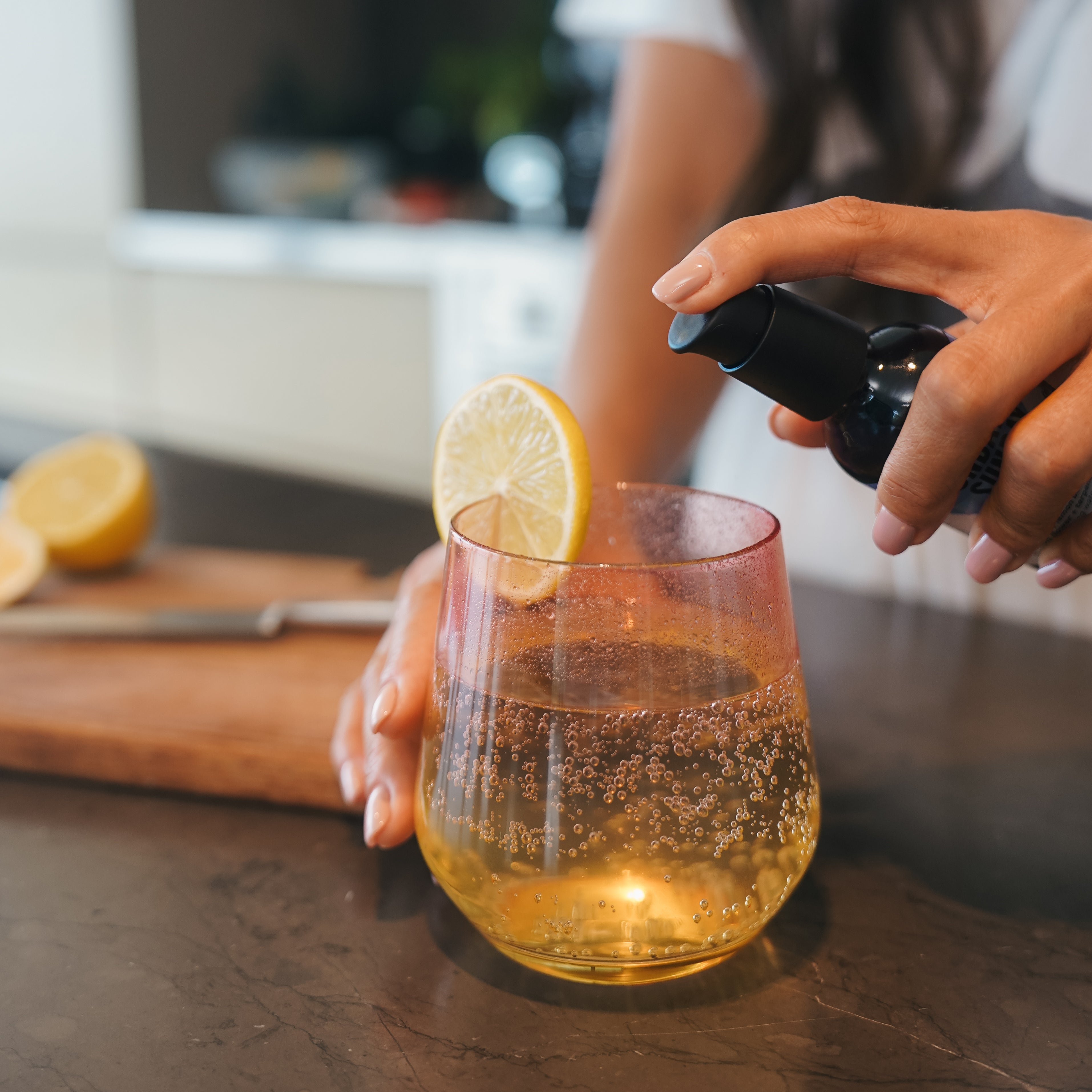 MONDAYSUNDAY Calm Oral Drops bottle featuring a high-potency blend of terpenes and botanical ingredients