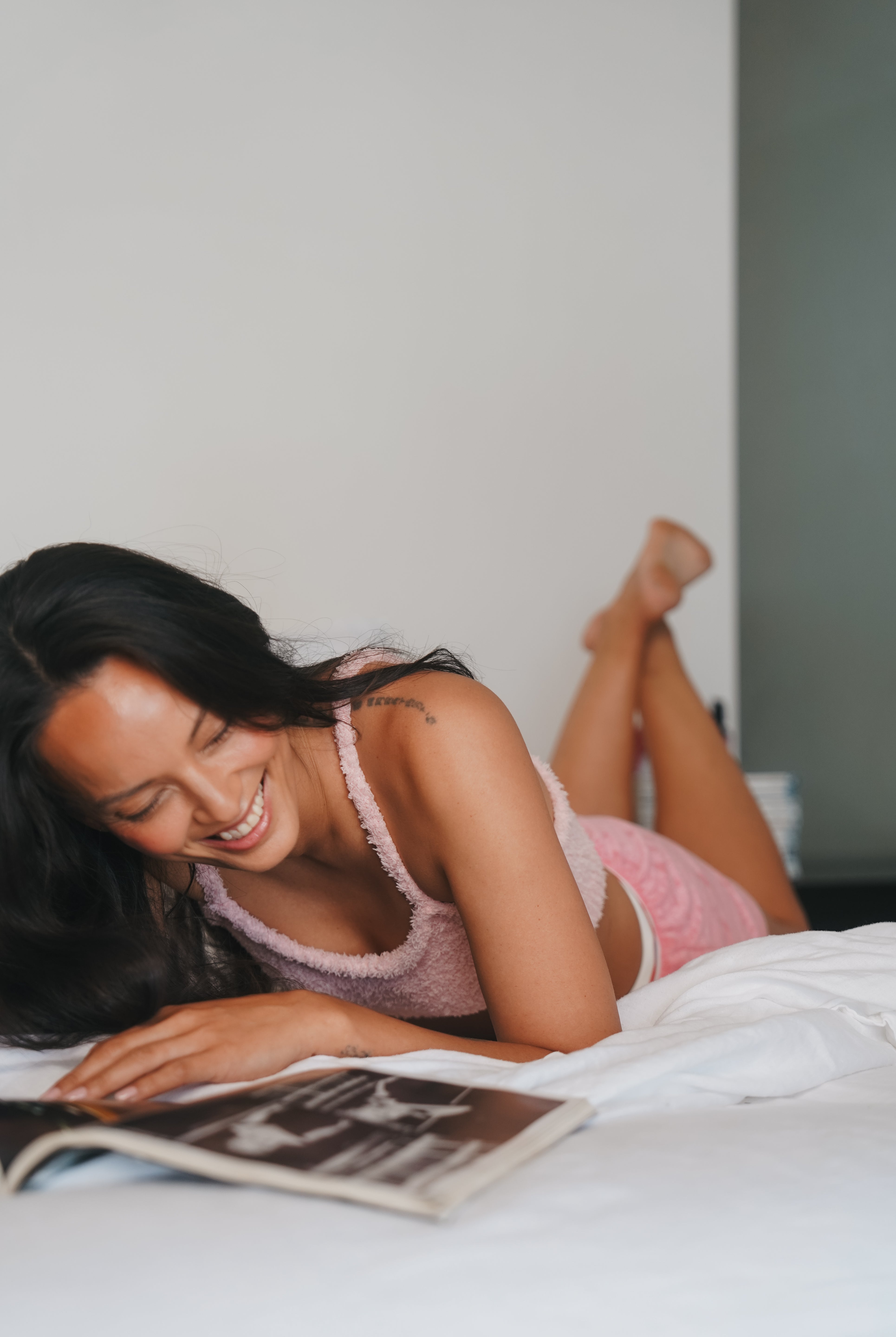 MONDAYSUNDAY Sleep Oral Drops on a bedside table during a relaxing nighttime wind-down routine